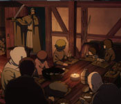 vikings arrive in a peaceful village